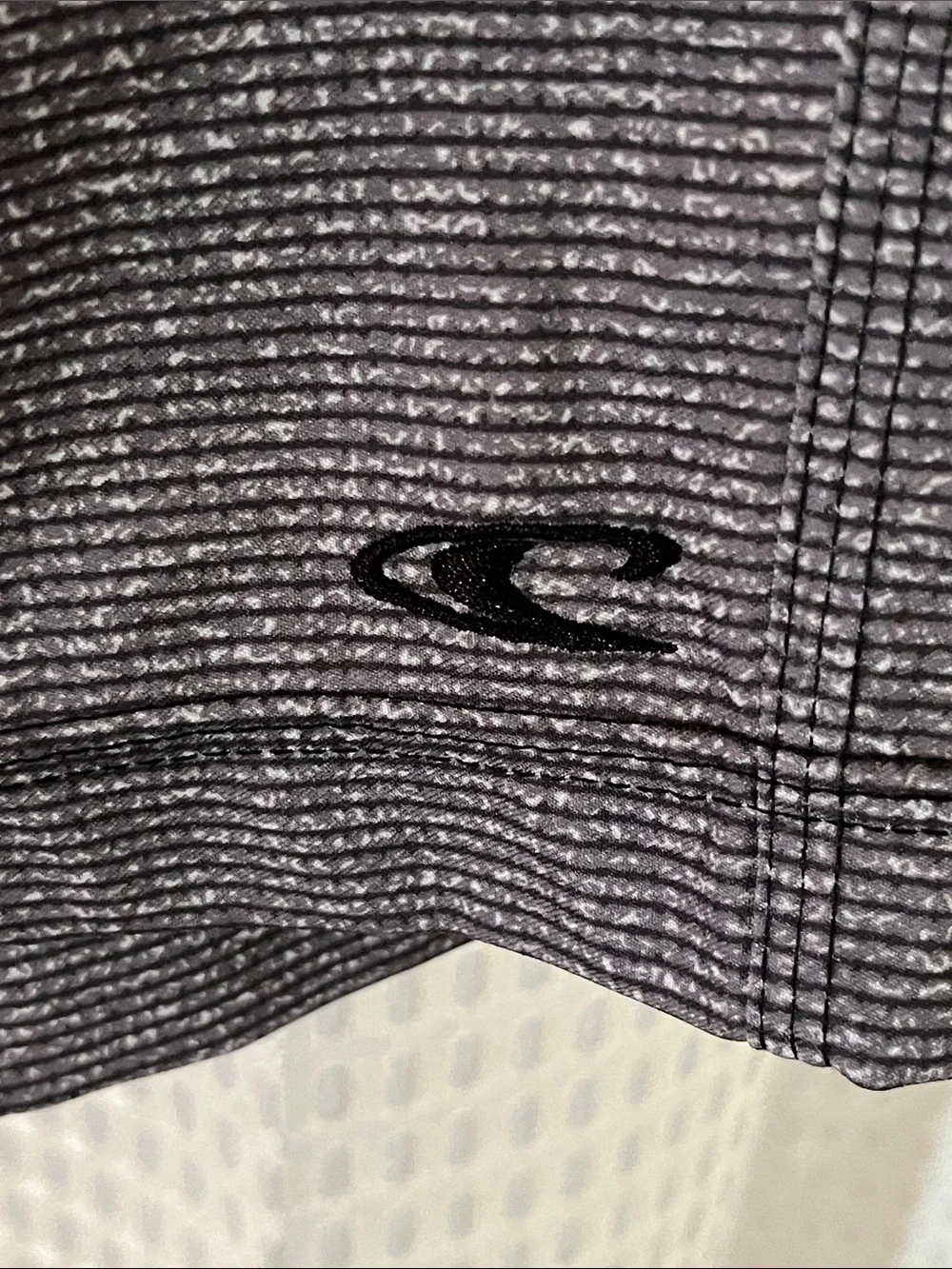O'Neill Hybrid Stretch Walk Shorts Gray Black Stripe Size 36 Performance